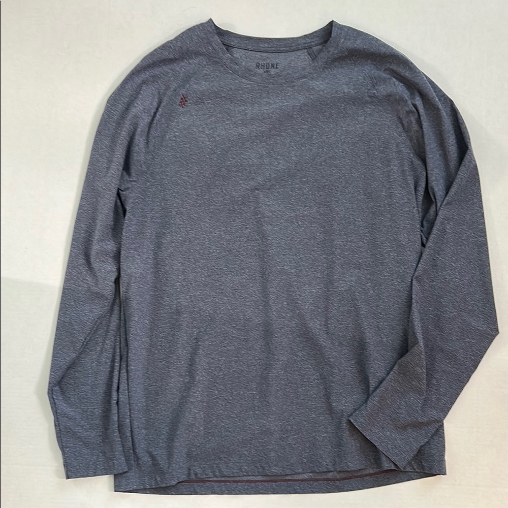 Rhone Men's Gray Long Sleeve Shirt
